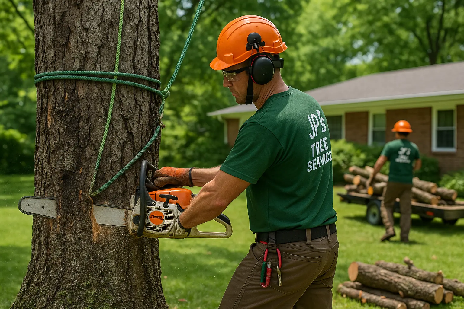 Safe and efficient tree removal service for dead, diseased, or storm-damaged trees
